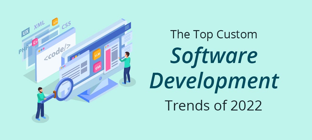 The Top Custom Software Development-banner The Top Custom Software Development Trends of 2022